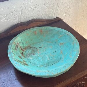 Rustic Wooden Parat Dough Bowl